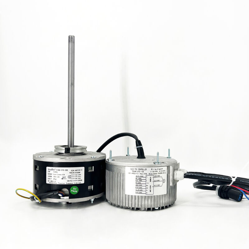 EC 48 frame - ECM Motor for Fan TECMD-370-10B -375W 1075RPM 120/240V 50HZ - 48 Frame and 1/2" Shaft