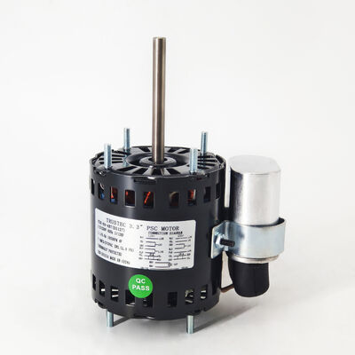 3.3" PSC Motor - 1/12PS 1/15PS 1/20PS Doppelspannung 115V/230V 1550RPM 7.5uF/370V CCW/CW Drehung - Fasco D1127 Century 9721 Ersatzmotor